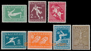 151544 - 1931 Mi.242-248, Balkánské hry, kompletní série; kat. 32