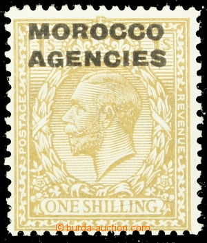 151590 - 1925 BRITSKÁ POŠTA v MAROKU Mi.60, král Jiří V. 1Sh okrově
