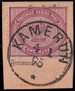 151600 - 1895 KAMERUN  Mi.V37, 2M tmavě červenokarmínová, na úst