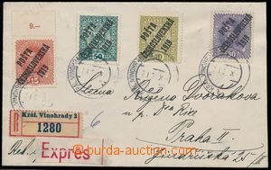 151732 -  Ex+R-dopis vyfr. zn. Pof.38, 41, 42 a 43, DR KRÁLOVSKÉ VI