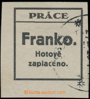 151781 - 1918 NEWSPAPER PROVISIONAL  Pof.NN20, Work Prague, part impr