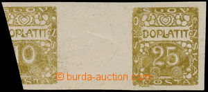 151786 - 1919 Pof.DL5, Ornament, incomplete horiz. gutter values 10h 