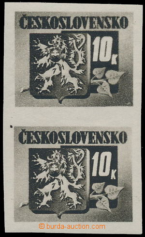 151848 - 1945 Pof.371ST, Bratislavské vydání 10K černá, svislá 