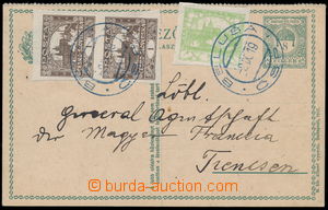 151891 - 1919 CPŘ29, response part Hungarian PC 8f, sent in/at posta