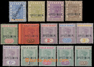 151943 - 1884-1898 SG.14, 15, 18, 19, kompletní série SPECIMEN toho