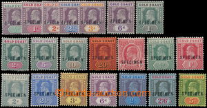151944 - 1902-1907 SG.38-48, kompletní série SPECIMEN Edvard VII. &