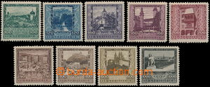 152222 - 1923 Mi.433-441, Zemská hlavní města; kompletní série; 