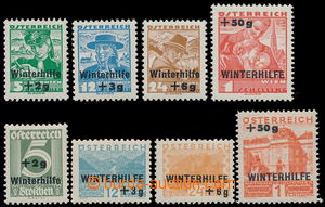 152243 - 1933-35 Mi.563-566, 613-616, Winter aid, 2 complete sets; ca