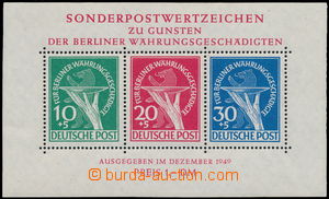 152314 - 1949 Mi.Bl.1, aršík Berlínský nadační fond; zk. Schleg