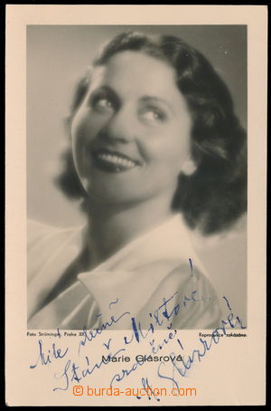 152355 - 1938 GLÁZROVÁ Mary (1911–2000), Czech actress,  B/W port