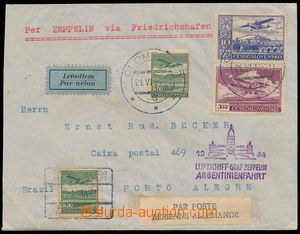 152407 - 1934 ZEPPELIN / ARGENTINIENFAHRT 1934  Let-dopis zaslaný do