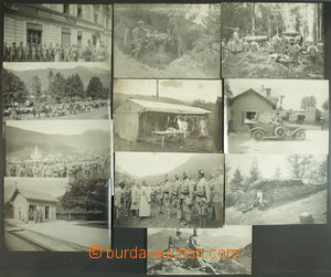 152520 - 1915 I. SVĚTOVÁ VÁLKA  sestava 11ks černobílých fotogr