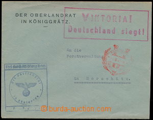152547 - 1941 VIKTORIA!/ Deutchland siegt!  červené rámečkové ra