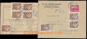 152550 - 1945-46 forerunner Slovak Postage due stamp used on/for comm