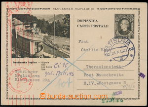 152580 - 1943 KT TEREZÍN  slovenská obrazová dopisnice CDV4/8 Hlin