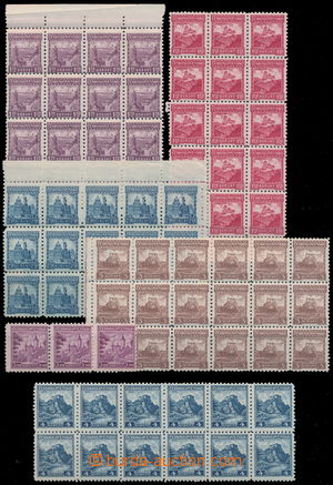 152581 - 1926-32 Pof.219, 220, 223, 224, 266, 265, selection of large
