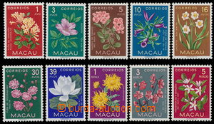 152588 - 1953 Mi.394-403, Květy, kompletní série; kat. 100€ 