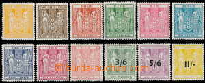 152613 - 1943-45 Mi.57-64, 67, 74-76, Novinové, sestava 12ks známek