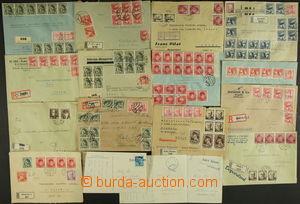 152695 - 1945-46 [COLLECTIONS]  selection of 30 pcs of entires with p