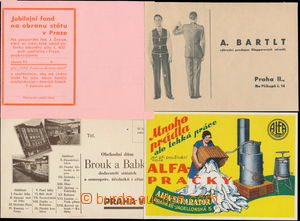 152706 - 1930-38 sestava 3ks reklamních lístků a pohlednic ALFA - 