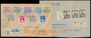 152760 - 1929-34 sestava 2ks R-dopisů zaslaných z Vatikánu, 1x R-d