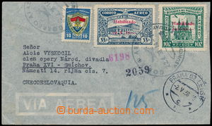 152761 - 1938 Let-dopis zaslaný do Prahy, vyfr. zn. Mi. 270, 452, 46