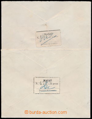 152835 - 1911 Mi.161, 162, Sc.162, 163, provizorní známky 1 avo a 2