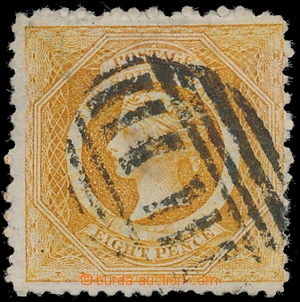 152840 - 1860 SG.155, Diadém 8P oranžová, zoubkování 12, černé