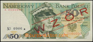 152862 - 1975 POLAND  50 zloty, 1975, set A 0000000 WZÓR No. 0906; q