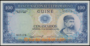 152879 - 1961 PORTUGALSKÁ GUINEA  100 escudos, 1961, série 937178; 