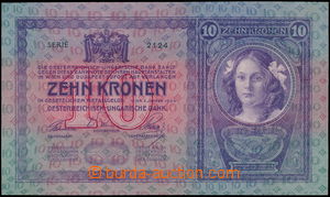152891 - 1904 RAKOUSKO - UHERSKO  10 korun, 1904, série 2124 093277;