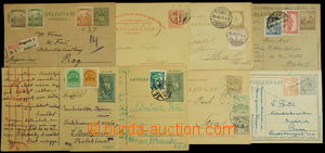 152928 - 1896-1944 sestava 8ks poštovně prošlých dopisnic, z toho