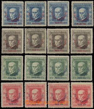 152978 - 1926 Pof.183-186, Slet 50 - 300h, 4 série, kompletní sesta