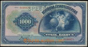 153160 - 1919 Ba.14, 1000Kč, SPECIMEN, set D 0108871