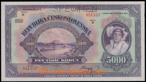 153162 - 1920 Ba.17b, 5000Kč, SPECIMEN, set B 851337