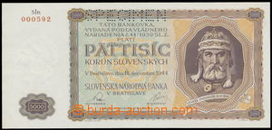 153165 - 1944 Ba.N5, unissued 5000Ks, SPECIMEN, set 5In 000592