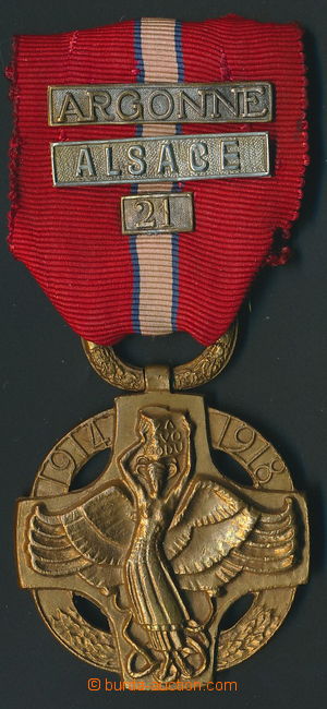 153179 - 1918 Czechoslovak revolutionary medal, type B with signature