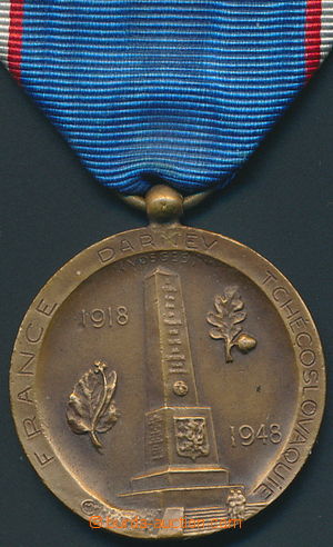 153200 - 1948 Memorial medal of Darney town; cat. VM 105