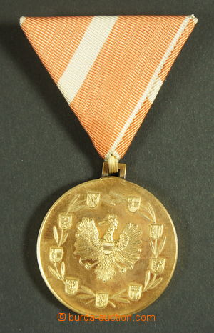 153241 - 1922-1938 Zlatá medaile za zásluhy, pozlaceno, průměr 45