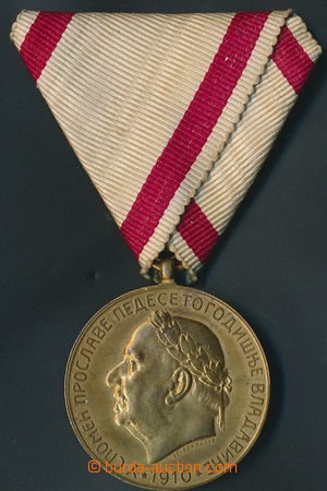 153276 - 1910 Jubilejní medaile k 50. výročí panování Nikoly I.