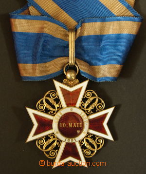 153304 - 1881-1932 Order of the Romanian crown - commander, cross 60m