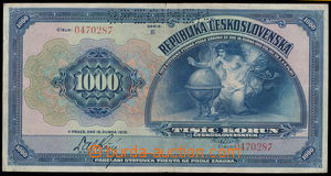 153311 - 1919 Ba.14, 1000Kč, set E, Specimen