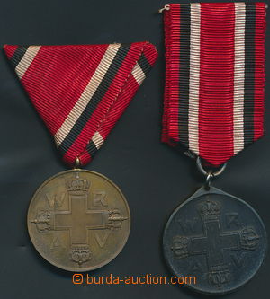 153365 - 1898-1917 Medal of Red Cross, 3. road, DK 1872 + medal of Re