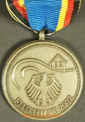 153421 - 2002 Medaile za pomoc při povodních 2002, obecný kov pati