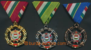153448 -  Vojenská služební medaile, I., II. a III. stupeň