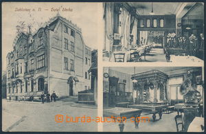 153457 - 1915 JABLONEC NAD NISOU - hotel Skrha, 3-okénková čb. poh