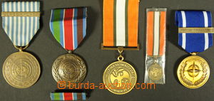 153474 -  [SBÍRKY]  OSN  Medaile za kampaň v Koreji, bronz, na stuz