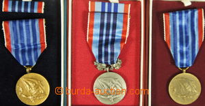 153495 -  medal For/Behind labour obětavost, 1. + 2. issue, bronze, 