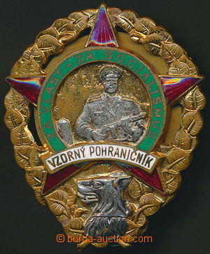 153546 - 1948- Čestný odznak Vzorný pohraničník, č. 03348, Zuko