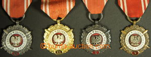 153727 - 1944- Medaile Sily zbrojne w sluźbie Ojczyzny, V, X, XV, XX